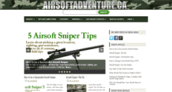 Desktop Screenshot of airsoftadventure.ca