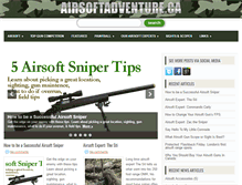 Tablet Screenshot of airsoftadventure.ca